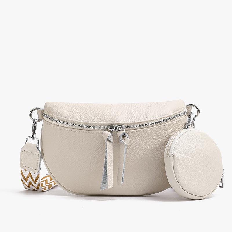 

Модна однотонна нагрудна сумка, модна сумка через плече, жіноча повсякденна сумка через плече білий