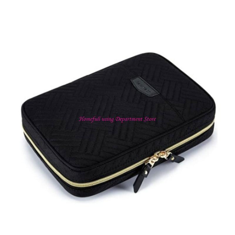 Stylish Jewelry Storage Box with Clear Pockets Pages Jewelry Binder Book Travel Organizers Case for Necklace Earrings