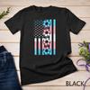 Womens Transgender US Flag Soccer Football Trans Pride Unisex T-shirt