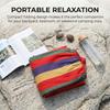 Portable hammock with straps is suitable for backyard porches and indoor/outdoor use