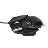 Mechanical Mouse 12800 DPI Ergonomics Retractable Adjustment RGB USB Black 6D Button Gaming Wired Mouse
