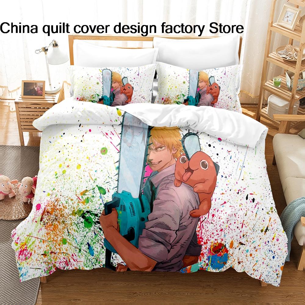 3D Printed Red Hair Girl Bedding Set Duvet Cover Pillowcase For Adult Kids Bedroom Decor Twin Full Queen King Size Bed Linen