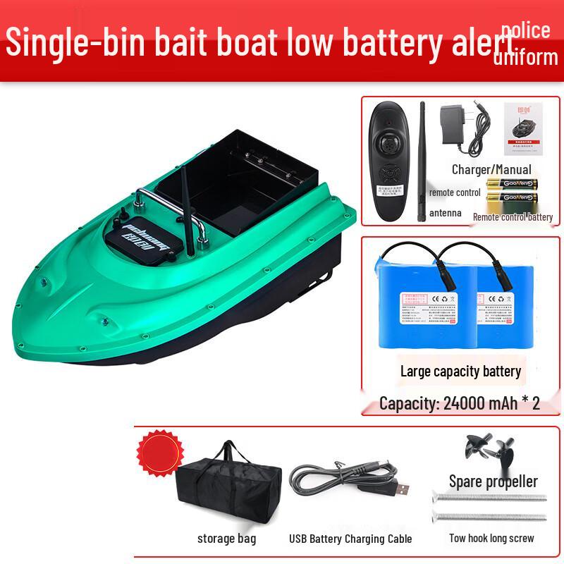 WEZHO GPS Remote Control Bait Boat with Fish Finder