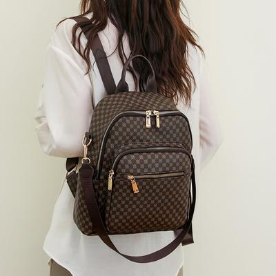 Bedruckter Rucksack Damen Reisetasche