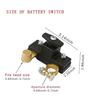 Battery Disconnect Switch,for 12V / 24V 250/1000 Amps,Lsolator Power Cutoff