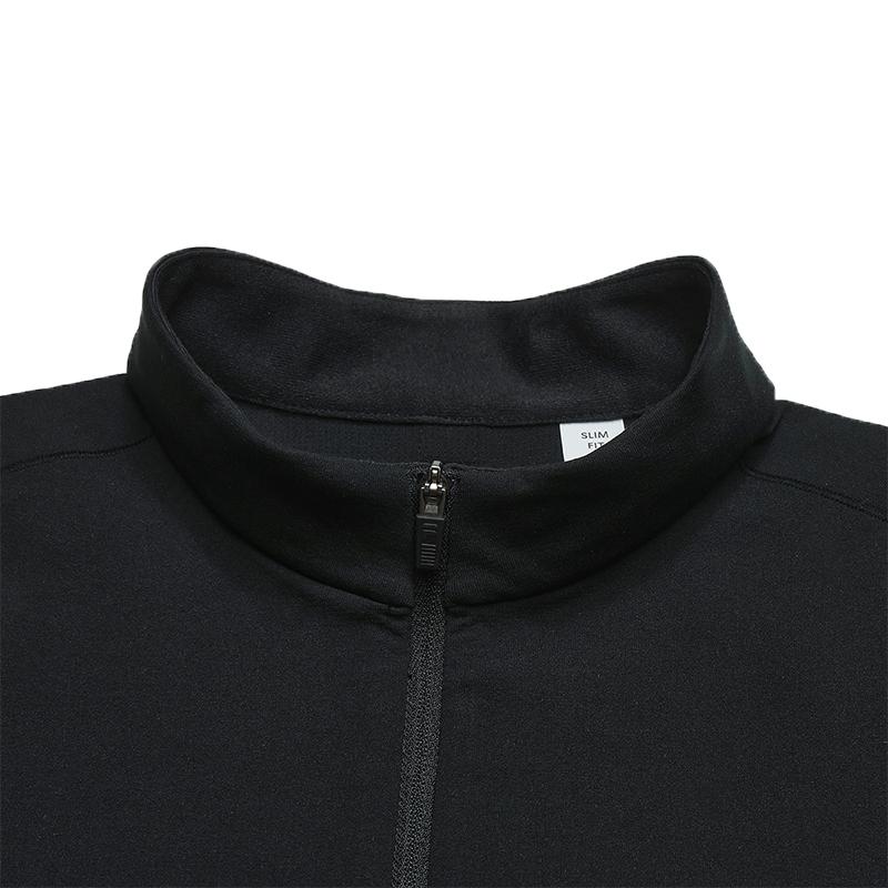 Fila Explore Camiseta Funcional Optima Simples Treino Esportivo Outdoor Confortável Respirável Ajuste Slim Versátil Camiseta de Manga Comprida A11W617210FBK