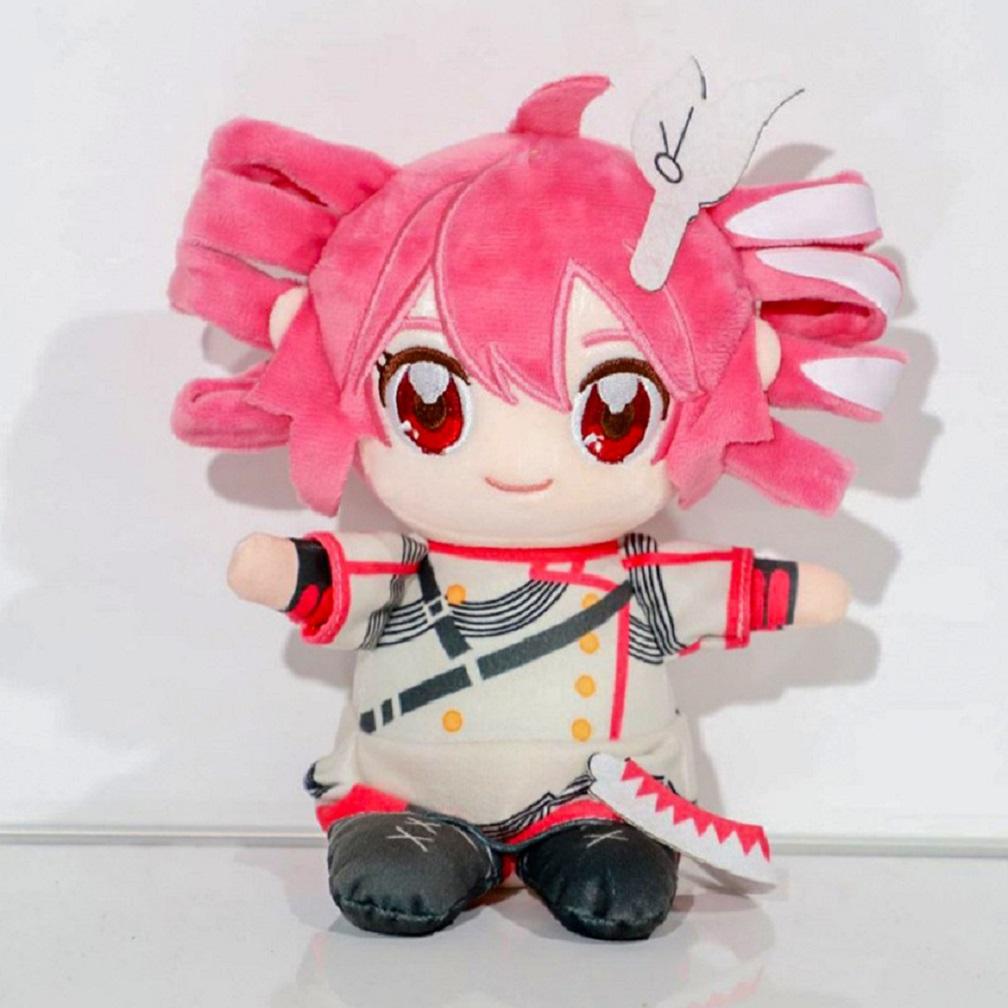 New Kasane Teto with Baguette Plush Toy Soft Doll Stuffed Plushies Figure Anime Cosplay Cartoon Birthday Present Gift Fans Girl