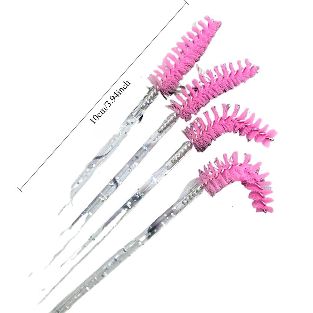 50pcs Eyelashes Brush Handle Makeup Brush Mascara Wands Eyelash Extension Tool Supplies Applicator Spoolers