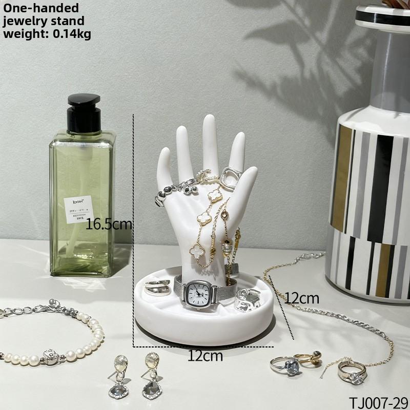 

Creative five-finger jewelry organizer - home bedroom vanity table desktop earring ring bracelet jewelry storage box