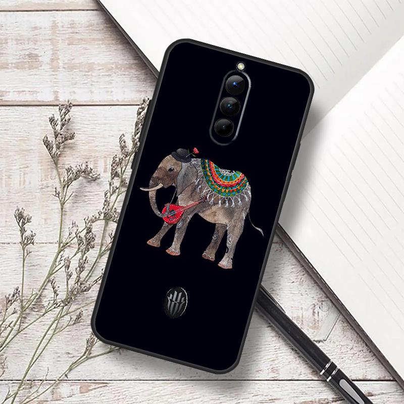 

Милый чехол-мультяшный слон для ZTE Nubia Red Magic 10 Air 6S 7S 6 7 Pro RedMagic 8 9 8S 9S 10S 11 Pro Plus Red Magic 10 Pro