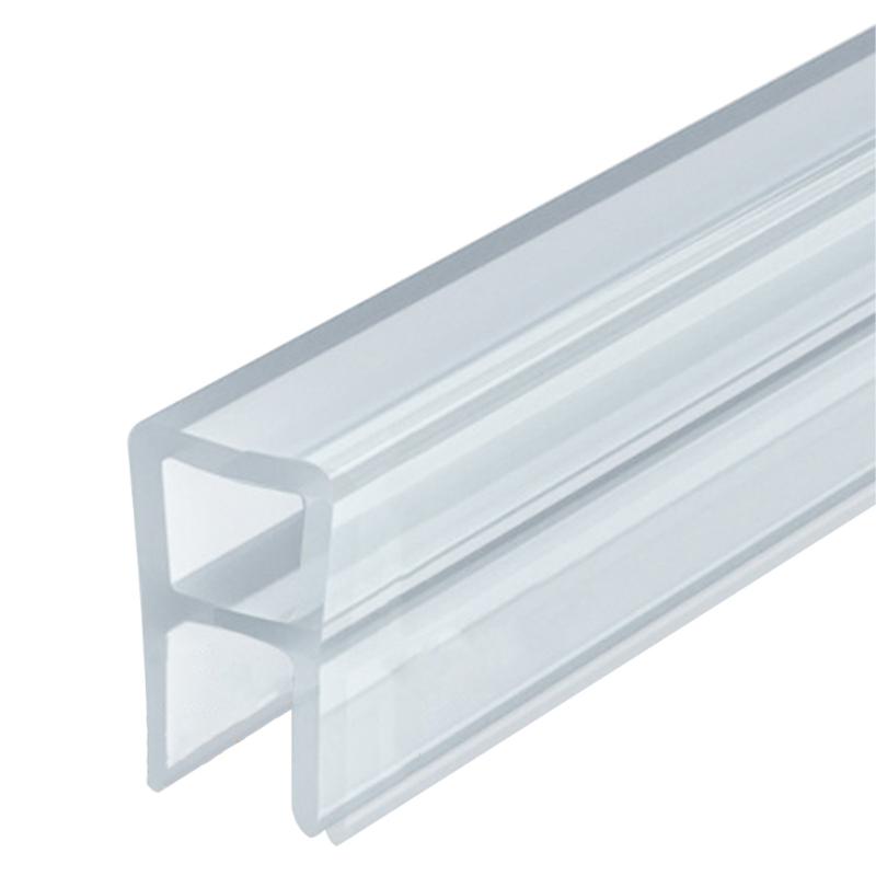 Practical Silicone Shower Door Seal Strips Ensures Dry Floor by Prevention Water Leakage Home and Hotel Bathrooms