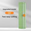 Included Small Portable Plastic Paper Cutter With Dual Blade For Crafts And Office Use