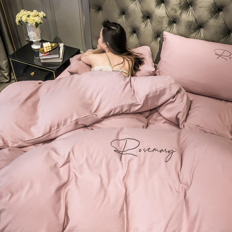 Hochwertiges Reines Baumwoll-Bettwäsche-Set für den Sommer - Exklusives 3-teiliges Set für Studenten, Wohnheime und Babyzimmer