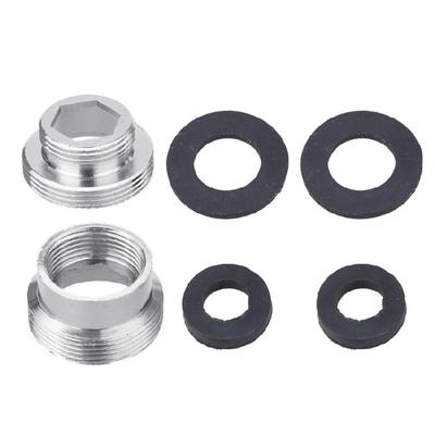 2Pcs Sink Faucet Adapter 22mm To 16mm Tap Aerator Connector Water Hoses Adapter