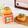 Ruyi Persimmon Scented Aroma Candle - Creative Fruit-Shaped Ornament for Weddings & Parties