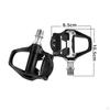 Road Bike Locking Pedals Sealed Bearings DoubleSided Metal Axle