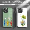 Game Pikmin 4 Phone Case Iphone 16 Pro Max Case 15 14 13 12 11 X XR XS XSMAX 8 Plus Mini Pro Max Glass Magnetic Phone Case