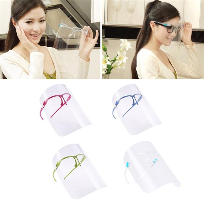 Safety Kitchen Cooking Anti-Oil Splash Clear Face Cover Mask Protector Kitchen Accessories Random Co