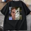 Dexter Morgan Katze T-Shirts Lustiges Baumwoll Kurzarm Rundhals T-Shirt Unisex Streetwear Herrenkleidung Katzen Meme Gen Z Humor Kleidung