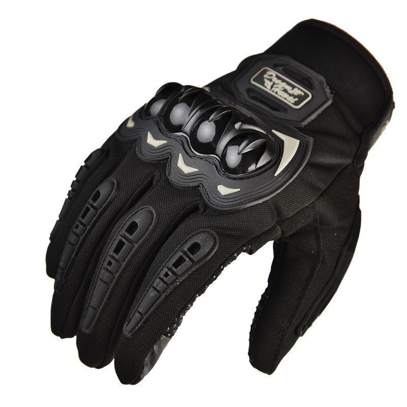 Motorcycle and locomotive protection full finger gloves male protective rider long finger outdoor sports breathable half finger men four seasons