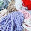 3cm Faux Rabbit Fur Ball Strips Soft Cute Stringing Balls for DIY Clothing Accessories Home Textiles Pillow Trim Curtain Decor