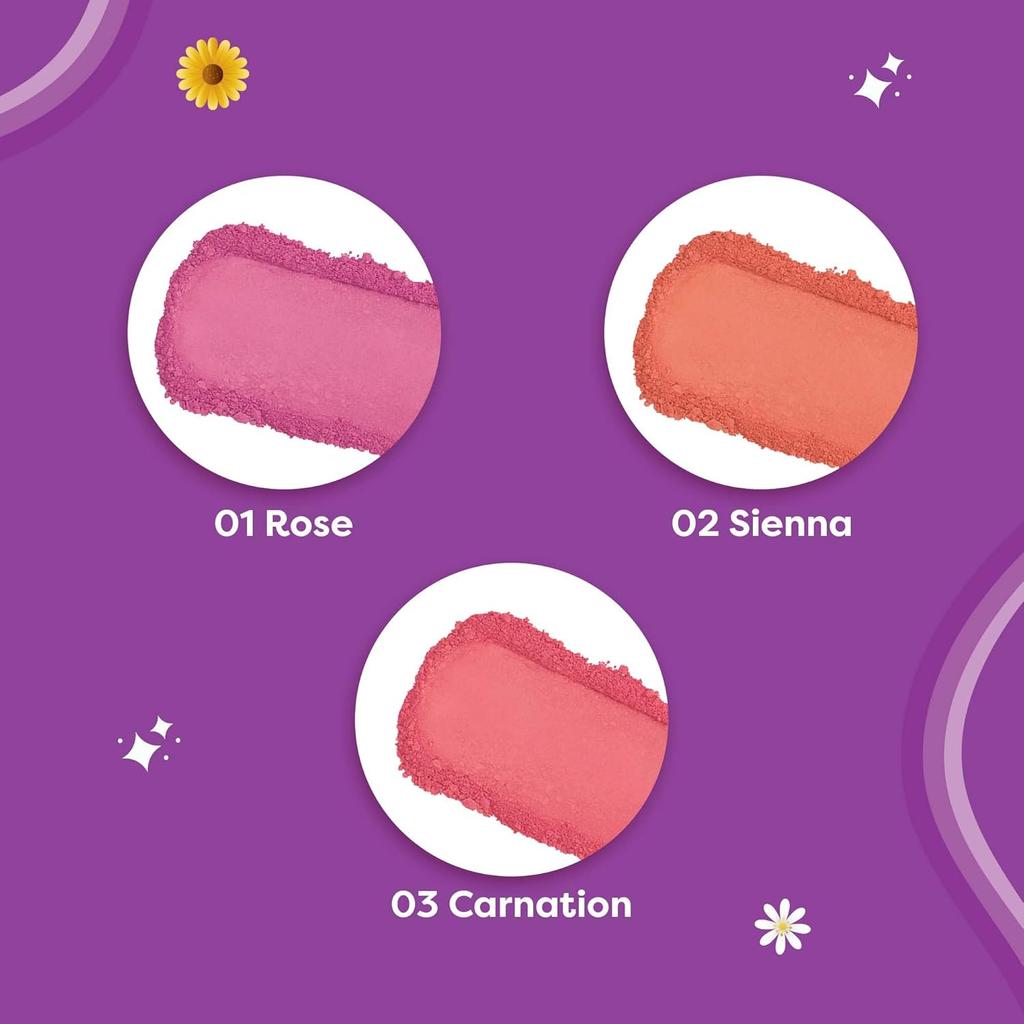 Ultra HD Blush 02 Sienna - 10 gms - Richly Pigmented | Ultra Matte | Blendable | Suits all skin tones