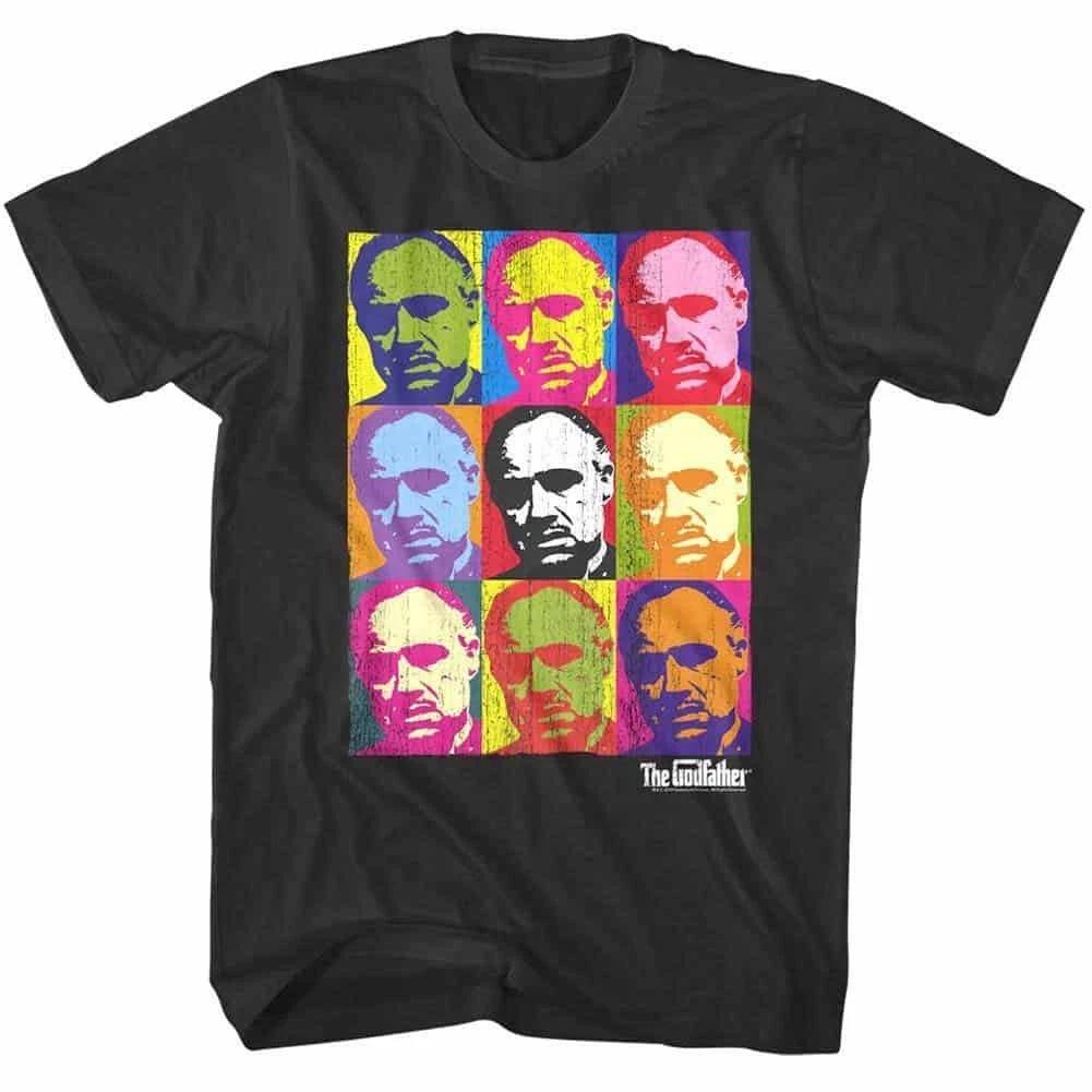 Godfather Don Warhol Pop Art Men s T Shirt XXXL
