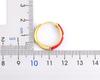 Nidin New Minimalist Candy Colors Enamel Round Hoop Earrings for Women Zircon Piercing Cartilage Huggie Ear Jewelry Wedding Gift