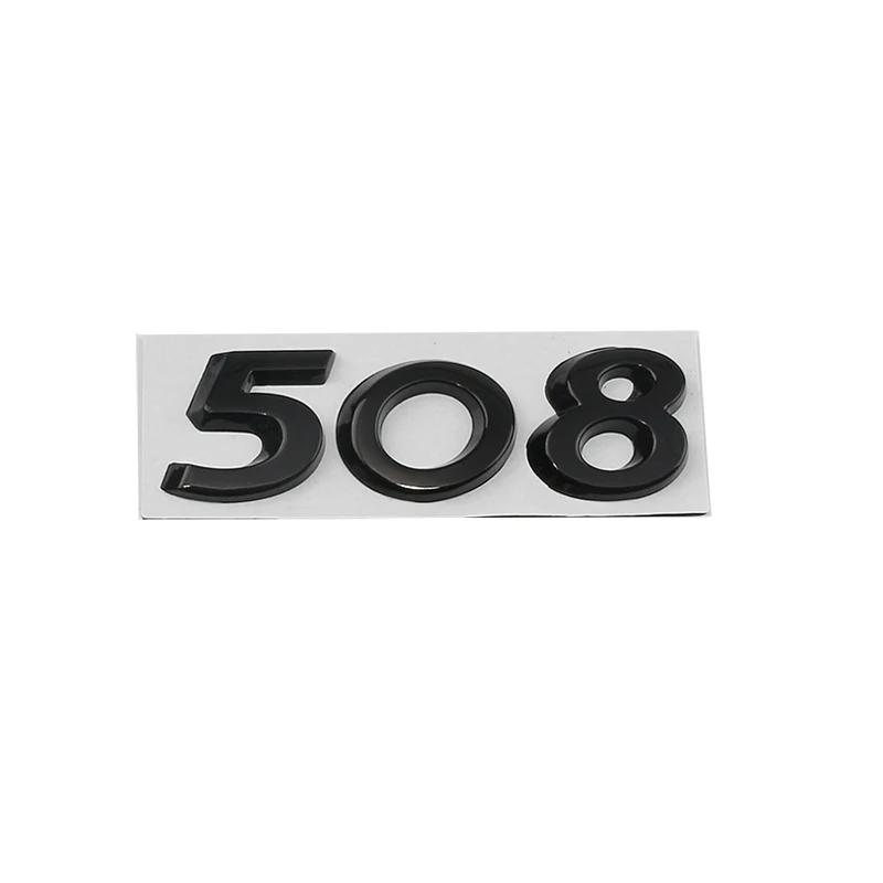 Auto Metall Hinterer Kofferraum Buchstaben Logo Abzeichen Emblem Aufkleber Für Peugeot 206 207 301 308 307 408 508 Dekoration Zubehör