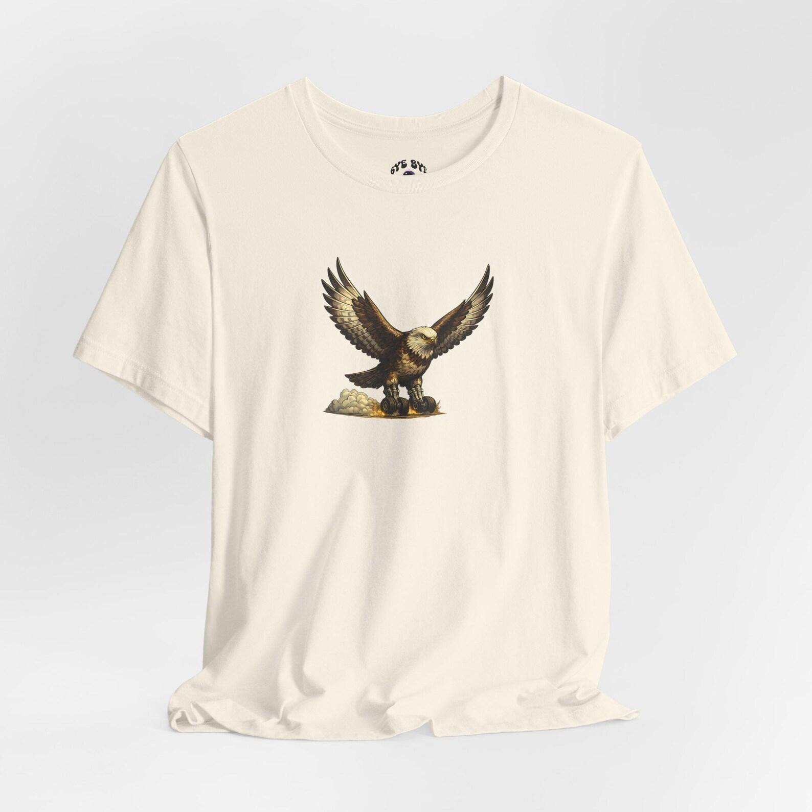 Landing American Hawk T-Shirt | Hawk Graphic Tee 2XL