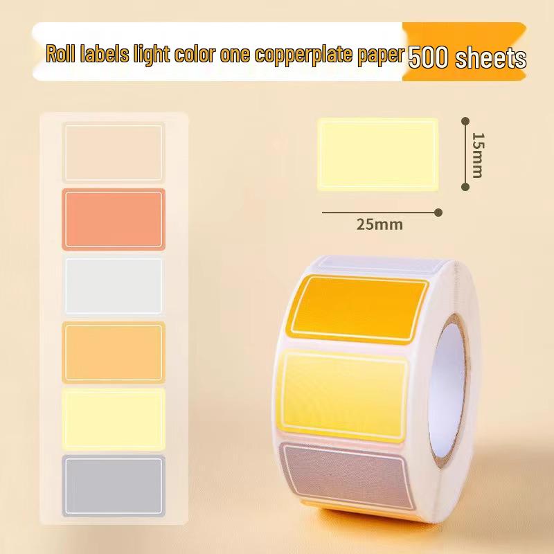 Colored Sticky Name Labels for Students – Self-Adhesive Note & Classification Stickers