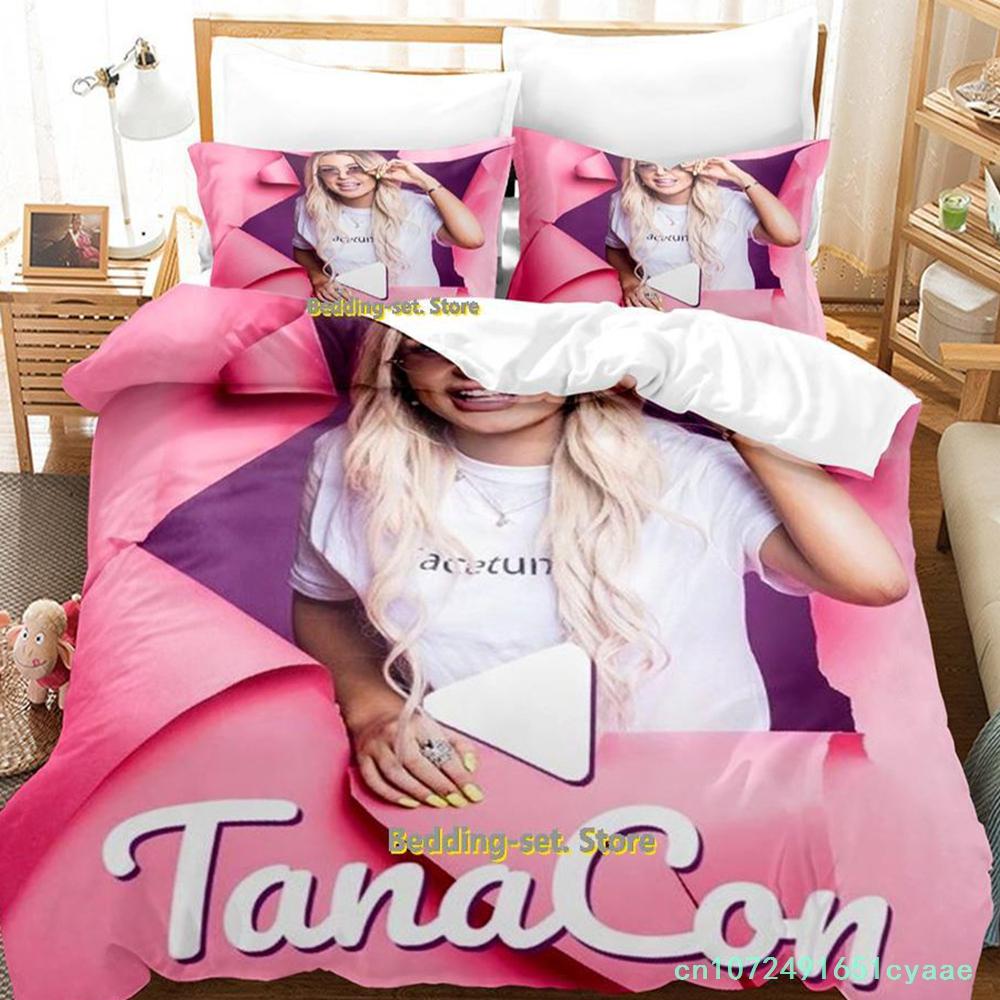 Tana Mongeau Tanacon Bedding Set Single Twin Full Queen King Size Bed Set Adult Kid Bedroom Duvetcover Sets Parure De Lit Bed