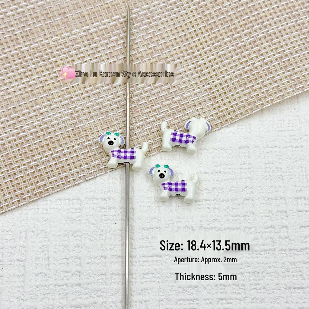 Cartoon-Welpen-Perlen für DIY-Schmuck & Accessoires