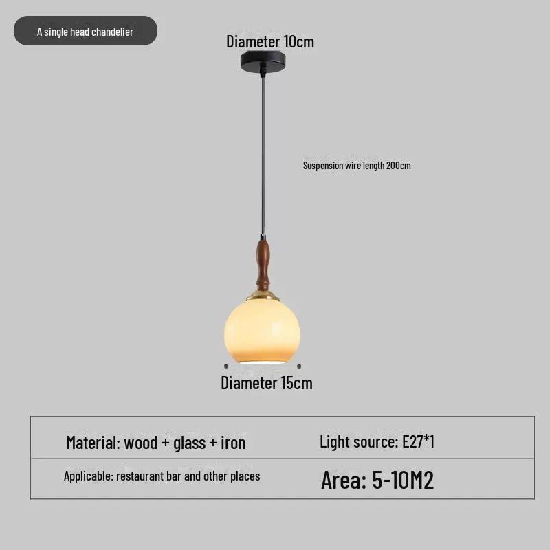

Японская средневековая люстра в стиле ваби-саби: Настенный светильник для спальни, бара и гостиной Warm light/5W