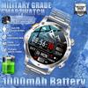 2026 Military Grade Outdoor 1000mAh Large Battery Smartwatch Men GPS Track 3ATM Professional Waterproof Flashlight Call Smart Watch