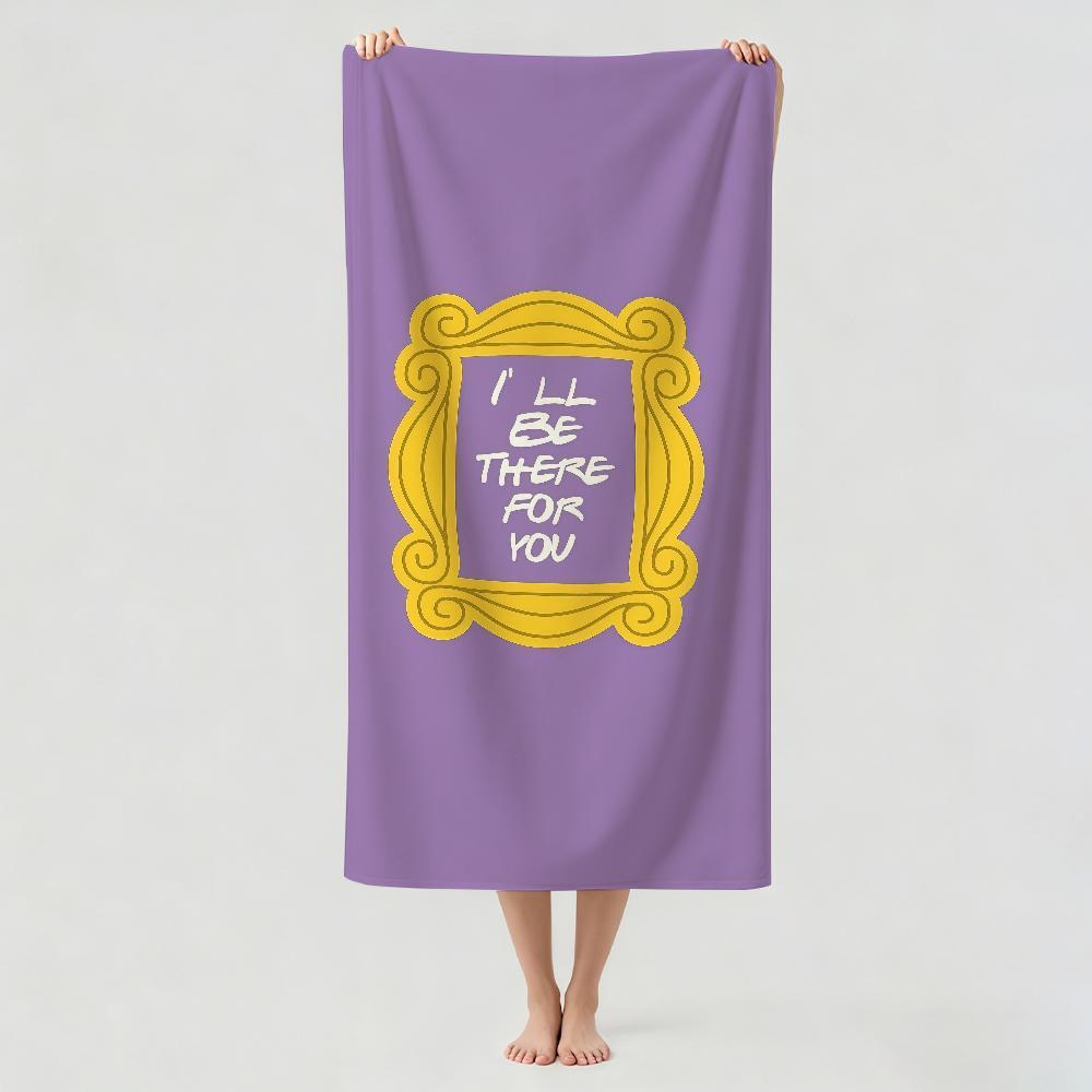 Funny tv F-Friends Towel Drying Bath Towel Applicable To Light Swimming Camping Yoga Beach Out