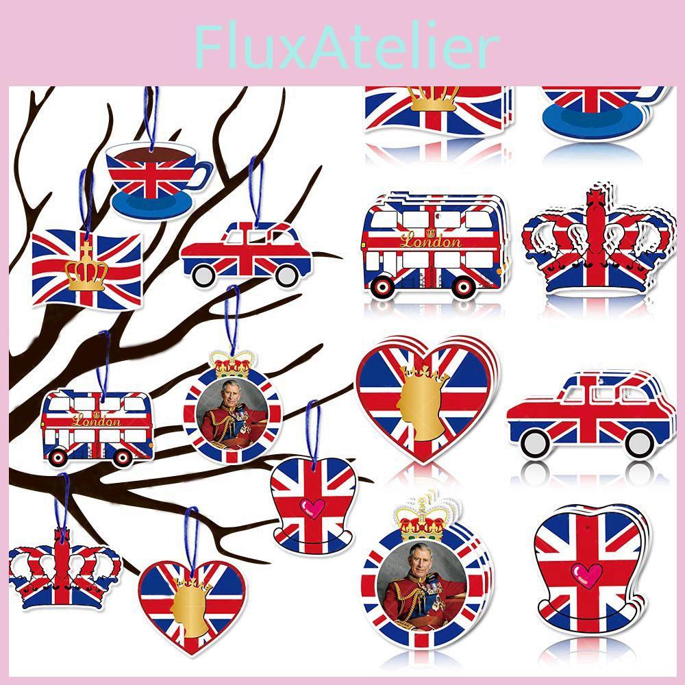 Royal Charles King Iii Crown Coronation Celebration Decor Hanging Tag Pendant