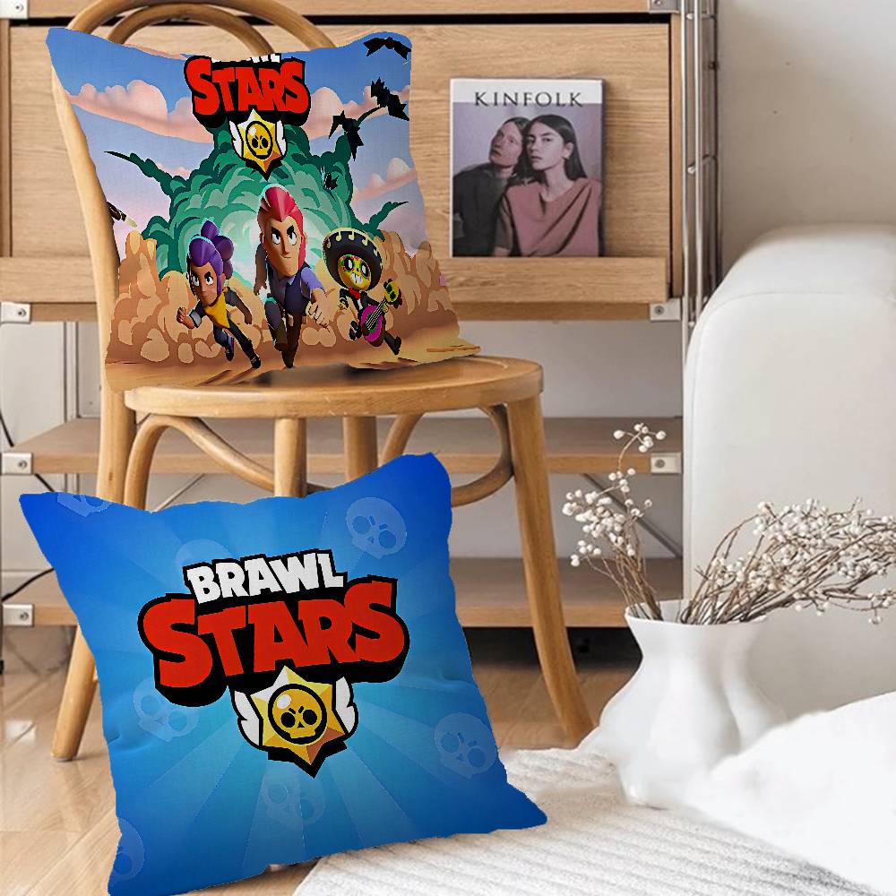Cute B-Rawl Game S-Stars Pillowcases Home Bedding Decorative Pillow Cover Wedding Super Soft Pillow Case