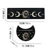 Moon Phases Altar Base Moon Shape Rectangle Cards Holder Witch Divinations Tool