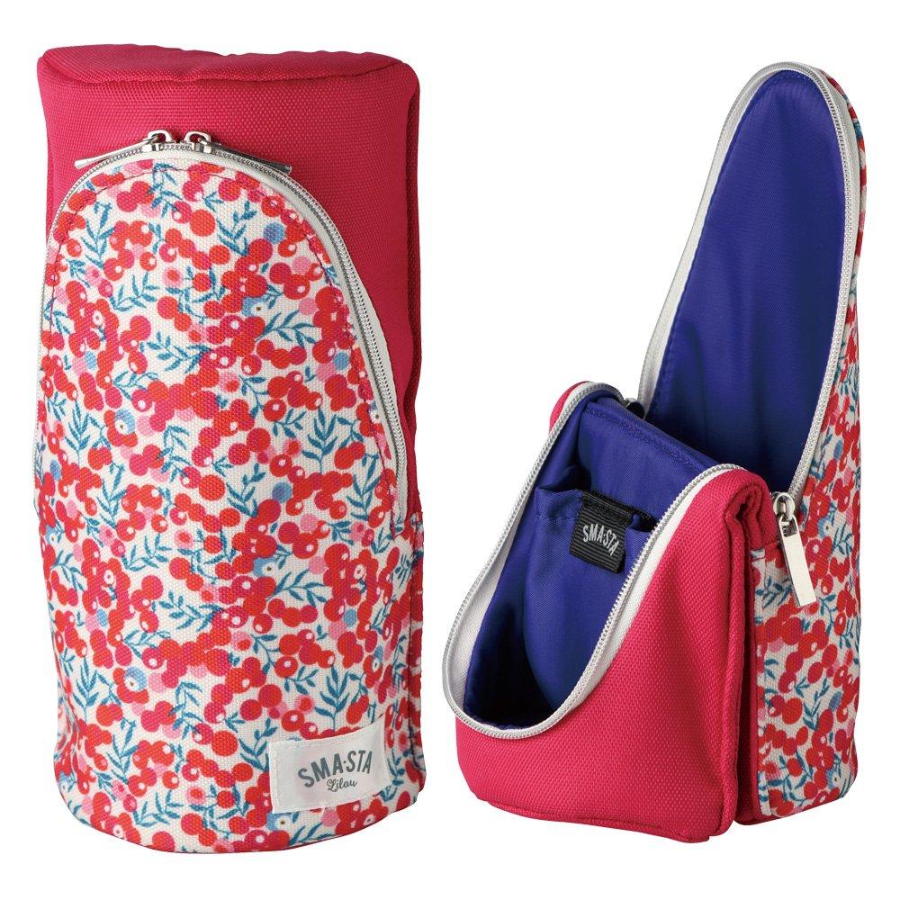 Sonic Standing Smarta Lil Floral Pouch, Print, Red, FD-7169-R