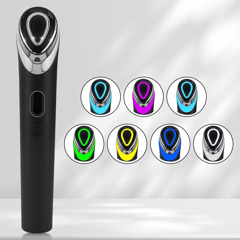 

7 цветов Уход за кожей лица Антивозрастное устройство Красоты EMS Микротоковый лифтинг Массажер для лица Массажер для глаз