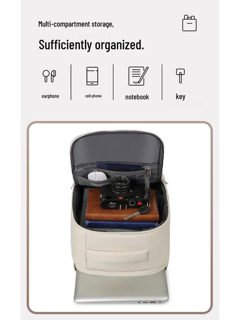 Unisex Large Capacity Lightweight Travel & Business Backpack with Laptop Compartment