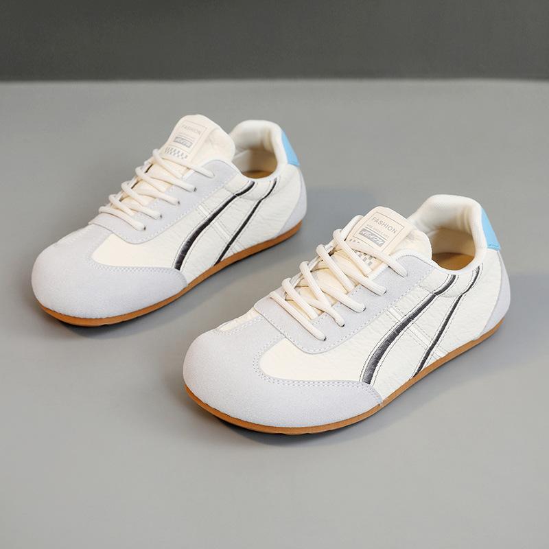 

[Customized] ZY8587 Summer 2025 Little White Shoes New Korean Version ins Female Students Thick Bottom Increase Mesh Transparent 40