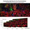 Outdoor Garden Christmas Light Projector 3 Light Colors Red Green Blue Remote Control Waterproof