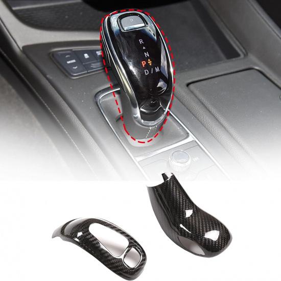 

Gear Shift Knob Head Cover Trim Compatible with Cadillac CT5 CT6 XT4 XT5 XT6 2020-2023,Real Carbon Fiber Car Gear Shift Knob Cover Trim Decoration чёрный
