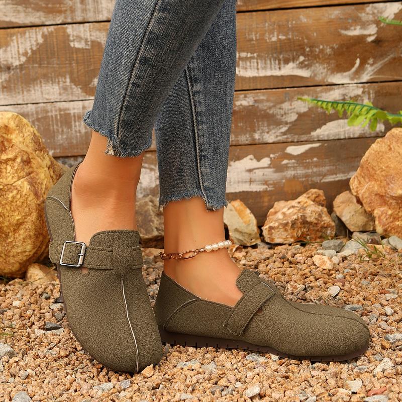 2026 New Autumn Women's Flat Cork Clogs Shoes Fashion Closed Toe Suede Slippers for Women Outdoor Casual Slides Shoes