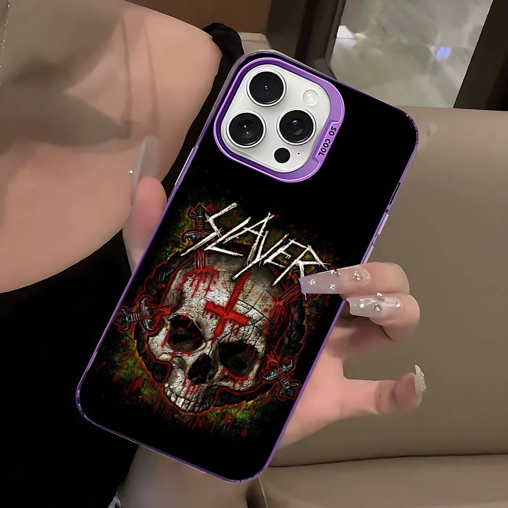 S-Slayers Band Phone Case For IPhone 17 16 15 14 13 Pro Max Plus Matte Color Back Cover
