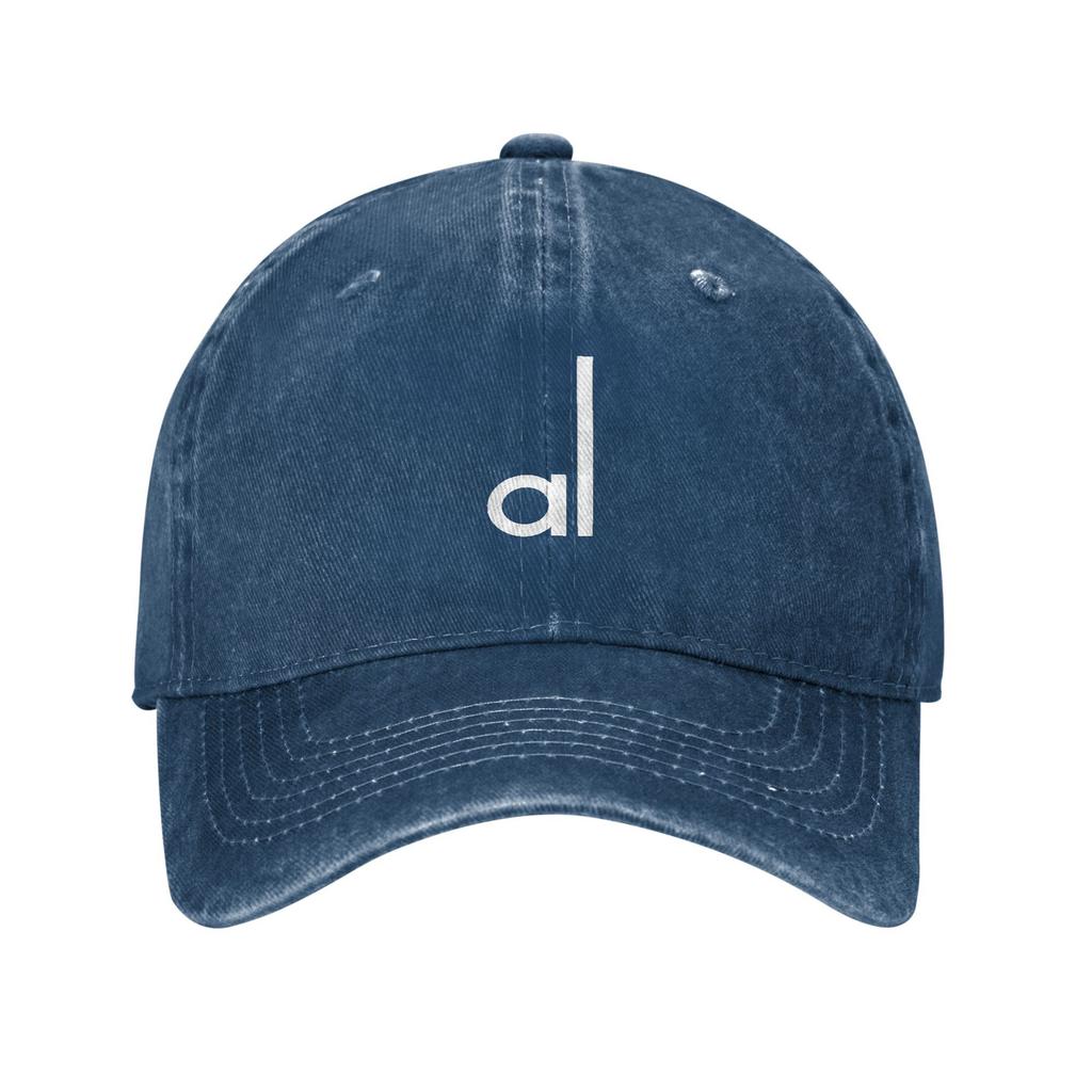 Washed Baseball Cap AL Letter Trendy Brand Spring Trucker Hat For Female Male  Fashion Running Hippie Sun Baseball Caps