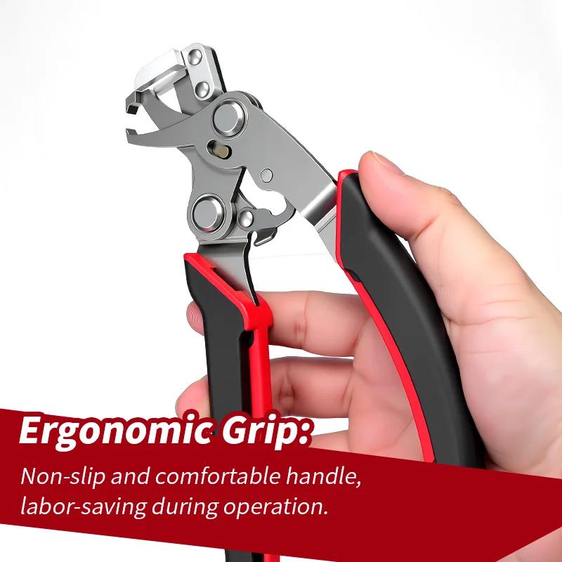 Stainless Steel Car Clip Pliers Automotive Snap Pliers Fastener Remover for Mechanics DIY Garage Workshop Auto Repair Users