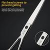 Home Pet Grooming Scissors Stainless Steel Up and Down Bi-directional Curved Scissors 7 Inch Dog Hairdressing Tools